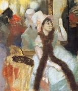 Edgar Degas Portrait apres un Bal costume oil painting